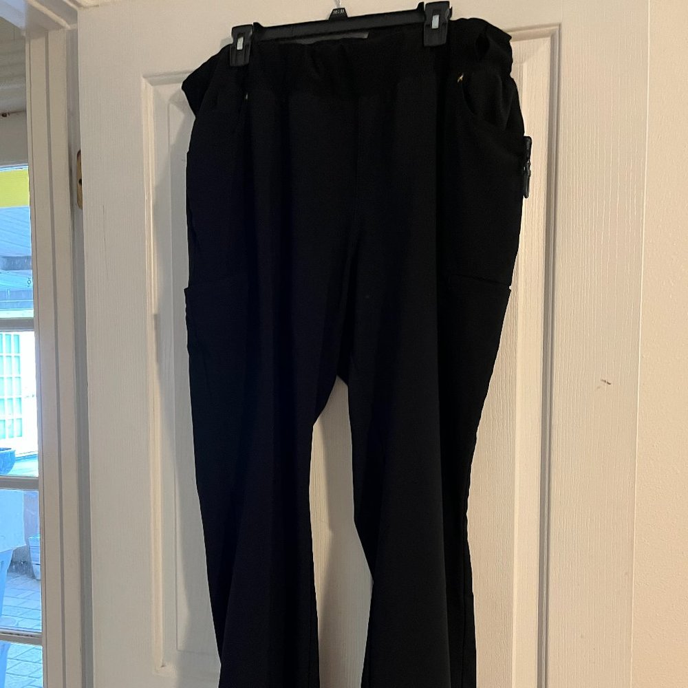 Cherokee Flex Scrub Pant - Black (2XL)-401